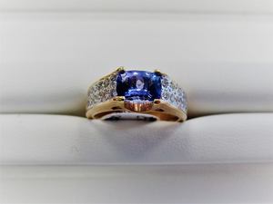 Anelli di Gioielleria KYRA0720 con <span class=keywords><strong>Zircone</strong></span> <span class=keywords><strong>Blu</strong></span> per Donne, Design alla Moda - Product Image 4