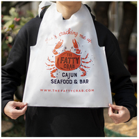 En gros Homard Festivals Fruits De Mer Restaurants Tablier Jetable Bavoirs Logo Personnalisé Adulte Bavoirs De Crabe Pour Manger Des Fruits De Mer