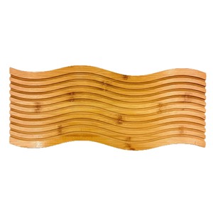 Tapis isolant thermique en bambou, forme irrégulière, couleur unie, pour la protection des ustensiles de cuisine - Product Image 2