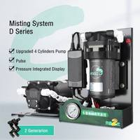 Pulvérisateur automatique haute pression pour terrarium de forêt tropicale et jardin, système de brumisation et de refroidissement avec contrôle par minuterie