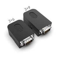 Connecteur VGA sans soudure 3 rangées DB15 broches mâle/femelle 3+6 3+9 pour moniteur d'ordinateur et projecteur