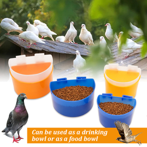 Gia cầm nhựa chim bồ câu trung chuyển chim ăn ly Treo loại chim cút Vẹt thực phẩm trung chuyển và tưới nước - Product Image 3