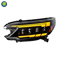 YU GUANG pour Honda CR-V 2012 2014 Phare avant, lampe de voiture, accessoires automobiles, phare LED Plug and Play, mise à niveau DRL
