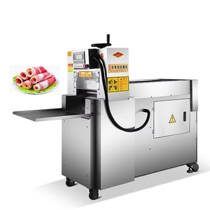 Nouvelle machine à trancher la viande automatique commerciale PF, <span class=keywords><strong>prix</strong></span> usine, 220V, épaisseur réglable, lames en acier inoxydable, 300-500kg/h - Product Image 6