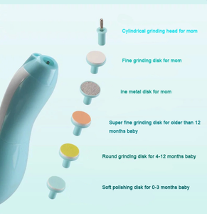 Nuovo Del Bambino di Cura Del Chiodo di Sicurezza Elettrica Nail Clipper Cutter Per I Bambini Neonato Nail Trimmer - Product Image 4