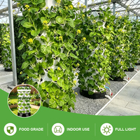 Tour de jardin empilable de qualité professionnelle, résistante aux intempéries, en polymère, installation sans outil, 45 poches, pour la ferme et la table