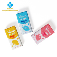 Wholesale Customized Hard Sour Flavoured Sugar-Free Xylitol Sweetened Mints Bulk Candy with Sweet Taste