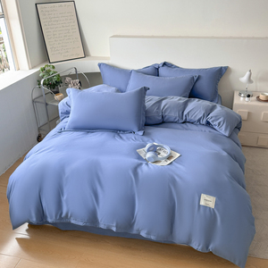 Juego de Ropa de Cama de Jacquard Cepillado 100% Algodón al por Mayor para Hoteles y Hogares, Diseño Minimalista con Lazo, Acogedor - Product Image 3