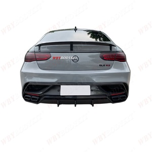Pour la mise à niveau Mercedes-Benz GLE coupé Kits de carrosserie Pare-chocs avant Pare-chocs arrière Jupe latérale Ailes arrière avant Spoiler Aile Porte de voiture - Product Image 5