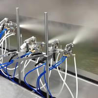 Pistolet fixe 3D personnalisable entièrement automatique système de revêtement de robot de pulvérisation peinture à base d'eau Ventilation sans poussière assemblage de voiture nouveau