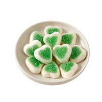OEM Fabrieksdirect 3D Hartvormige Gummies Fudge Zure Smaak Kleurrijke Cartoonvormige Suikergoedjes