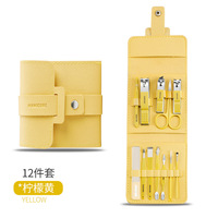 Acier inoxydable coupe-ongles 16 ensembles de oreille creuser coupe-ongles réglé peau morte pince pédicure couteau ongles outils