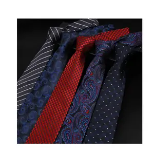 Cà Vạt Nam Cà Vạt Paisley Vải Polyester Dệt Hoa Thời Thượng Thường Ngày Cà Vạt Hoa Chuyên Nghiệp Bán Sỉ