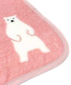 Manta de Bebé Recién Nacido de Felpa de Coral 100% Poliéster, Tejida, Estampada con Temática Animal, Estilo Regalo, Dibujos Animados, 40''x 29'', Súper Suave - Product Image 3