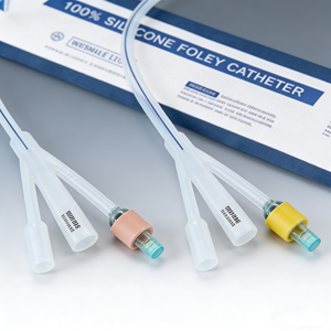 Yüksek Kaliteli Popüler Silikon Çift Lümenli Foley Üriner Kateter Veteriner Kullanımı Üretici Fiyatları - Product Image 1
