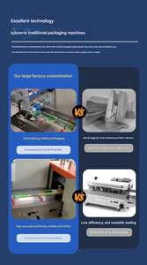 Machine d'emballage d'oreiller à grande vitesse entièrement Auomaic Box Candy Hardware oy Muli Funcional Packaging Machine - Product Image 5