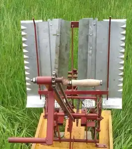 Pasokan pabrik mesin Transplanter Paddy dioperasikan tangan mesin tanam beras