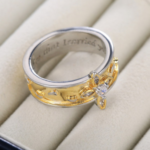 Anello Floreale alla Moda, Design Minimalista ed Elegante, Gioiello da Donna per Uso Quotidiano, Anello Statement - Product Image 4