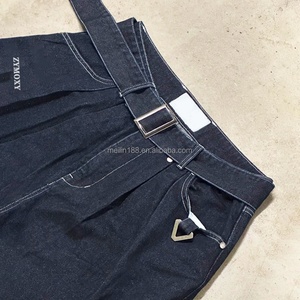 Pantalones Cortos de Mezclilla Japonesa Selvedge 100% Algodón Crudo, Personalizados, de Talla Grande, con Cintura Ajustable, de Alta Calidad, Estilo Baggy para Hombre - Product Image 2
