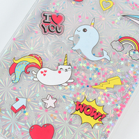 Imperméable À L'eau personnalisé A5 Liquide Paillettes Cahier De Papeterie