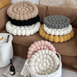 <span class=keywords><strong>2025</strong></span> Phong Cách Mới Pháp Màu Kem Dệt Đệm-Đơn Giản Rắn Cookie Đệm Cho Bay Cửa Sổ & Sofa - Product Image 5