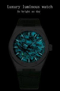 Lage Moq Fabrieksprijs Nieuwe Stijl Mineraal Glas Gloeiende Wijzerplaat Waterdicht Quartz Mannen Custom Logo Horloge Voor Zakelijk Polshorloge - Product Image 4