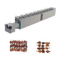 Machine automatique de fabrication et de séchage de bâtonnets à mâcher pour chiens, résistants aux morsures, pour le nettoyage dentaire, en forme de brochettes de viande de boeuf, pour friandises et aliments pour animaux de compagnie