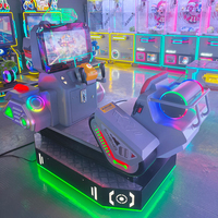Machine d'arcade de tir dynamique 4D classique, simulateur de jeu vidéo d'intérieur à monnayeur pour lieux de divertissement