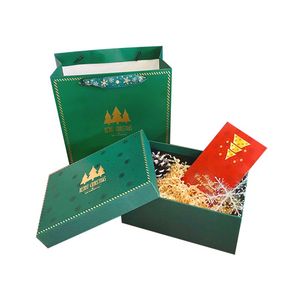 Box Christmas Wholesale Boutique Flower Gift Box Christmas Gift Packaging Box