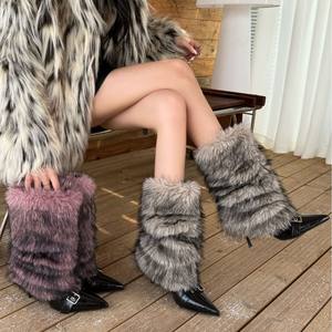 Botas de Tacón Grueso para Mujer, Botas Altas hasta la Rodilla y Botines para Invierno, Moda, Fiesta, Uso Diario y Oficina - Product Image 2