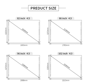 MD086-B giá tốt nhất 86-inch đa cảm ứng tương tác kim loại thông minh Bảng tất cả-trong-một cho các lớp học với hệ thống kép - Product Image 5