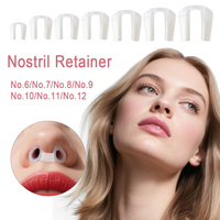 Retenedor Nasal de Silicona para Recuperación de Rinoplastia, Tallas 6-12, Soporte Nasal y Férula Nasal de Fácil Inserción