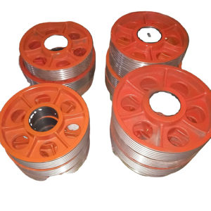 Guangda deflector <strong>sheave</strong> for <strong>elevator</strong> <strong>traction</strong> wheel steel cole-rolled plate  gdtw01 all color - Product Image 1