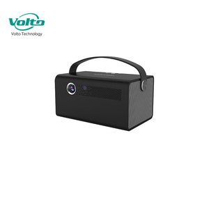 เครื่องฉาย3D ขนาดพกพาแอนดรอยด์ Full HD 1080P โปรเจคเตอร์โฮมเธียเตอร์ LED พกพาได้4K บีมเมอร์มือถือ Wi-Fi - Product Image 4