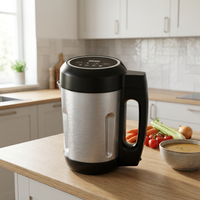 Blender électrique pour smoothies, panneau de commande tactile, 6 programmes prédéfinis, 2 lames, capacité de 1,2 à 2,0 L, multifonctionnel, acier inoxydable de qualité alimentaire