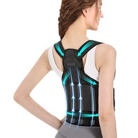Ajuster le correcteur de posture du dos à bosse Forme du corps adulte Sangle de correction de l'épaule