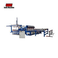 Machine de soudage automatique de grillage barbelé haute rigidité pour clôtures, en acier au carbone, avec écran tactile PLC et moteur à engrenages