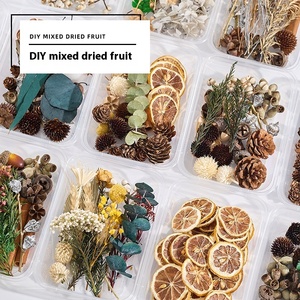 Giáng sinh tự làm trang trí vòng hoa & swags gói thực vật tự nhiên trái cây sấy khô thông nón quế con lắc không lửa hương liệu - Product Image 1