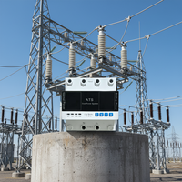 Commutateur de transfert automatique ATS double alimentation 100A monophasé IP20 avec protection contre les surtensions et les sous-tensions pour alimentation de secours