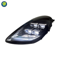 Lampu Depan LED Berkualitas Tinggi YU GUANG untuk Porsche 981 Cayman Boxster 2012-2015, Upgrade Lampu Depan Matrix LED