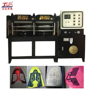 Jinyu KPU Producción de fabricación de zapatos 3D Zapato superior Vamp Molding Crimping Forming Machine