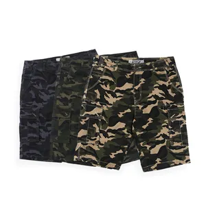 Wholesale Fast Shipping Men Cargo Shorts Smart Casual Summer Wearing Knee Pants Camouflaged Zip-off Cargo Shorts