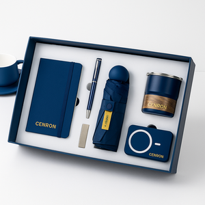 Set <span class=keywords><strong>de</strong></span> Cuaderno A5 y Bolígrafo al por Mayor con Bolsa <span class=keywords><strong>de</strong></span> Regalo, Kit <span class=keywords><strong>de</strong></span> Papelería con Logotipo Personalizado para la Incorporación <span class=keywords><strong>de</strong></span> Empleados - Product Image 1