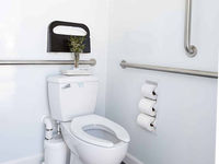 WC portable à vendre - Toilettes mobiles avec lavabo et douche, idéal pour les chantiers de construction et les rassemblements