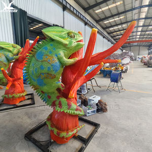 Lagarto Animatrónico Realista, Animal Mecánico con Sonido de Serpentina y Ojos Móviles |   Exhibición de la <span class=keywords><strong>Selva</strong></span> y Atracción de Parque Temático - Product Image 2