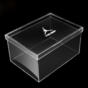 Caja <span class=keywords><strong>de</strong></span> exhibición <span class=keywords><strong>de</strong></span> <span class=keywords><strong>zapatos</strong></span> <span class=keywords><strong>de</strong></span> acrílico <span class=keywords><strong>transparente</strong></span> apilable, estuche <span class=keywords><strong>de</strong></span> almacenamiento <span class=keywords><strong>transparente</strong></span> <span class=keywords><strong>para</strong></span> zapatillas, organizador <span class=keywords><strong>de</strong></span> tacones altos <span class=keywords><strong>para</strong></span> bodas con tapa - Product Image 2