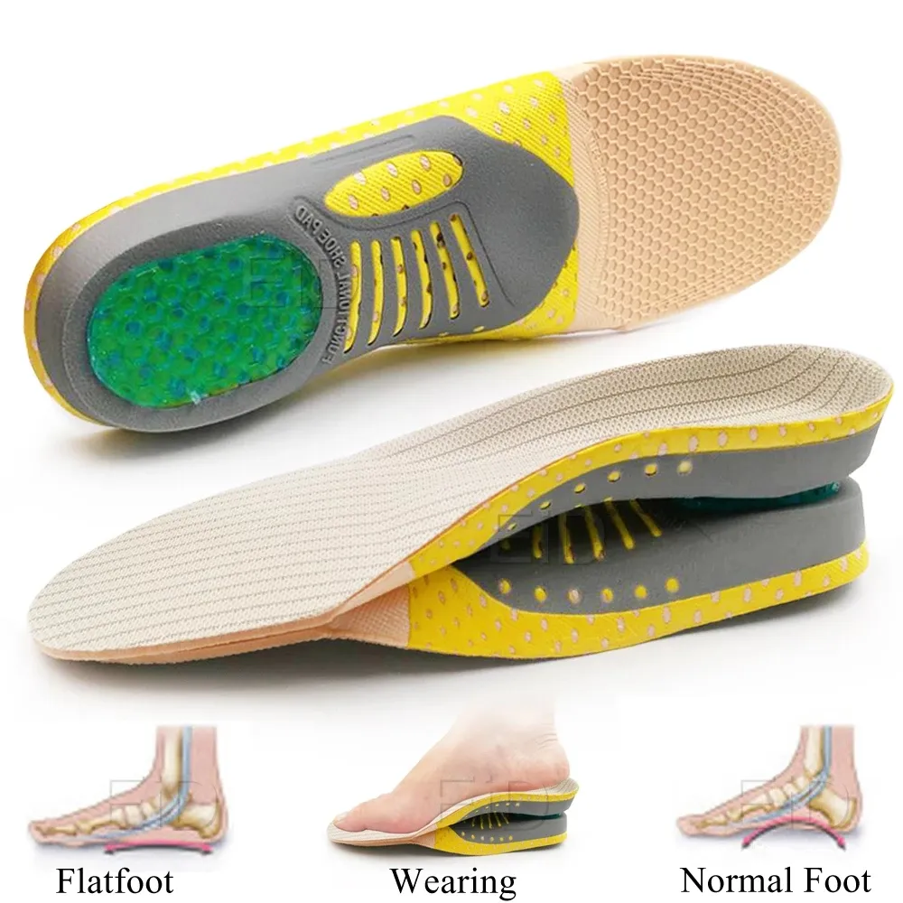 Premium Orthotic Gel Insoles Orthopedic Flat Foot Health Sole Pad For Shoes Insert Arch Support Pad For Plantar fasciitis Unisex