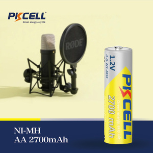 Pilas Recargables <span class=keywords><strong>de</strong></span> Níquel-<span class=keywords><strong>Metal</strong></span> <span class=keywords><strong>Hidruro</strong></span> AA <span class=keywords><strong>de</strong></span> 1.2V y 2700mAh para Juguetes Eléctricos, Linternas, Dispositivos Médicos y Sistemas <span class=keywords><strong>de</strong></span> Alimentación Ininterrumpida - Product Image 5