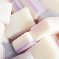 Tuiles de Mahjong en Acrylique Superposées Peintes à la Main, Thème Macaron, Desserts et Bonbons, Tuiles de Mahjong Américain pour Table de Jeu