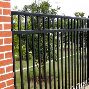 Valla Ornamental de Metal/Aluminio/Hierro con Parte Superior Plana, Valla de Seguridad para Jardín/Patio/Escuela/Balcón - Product Image 4